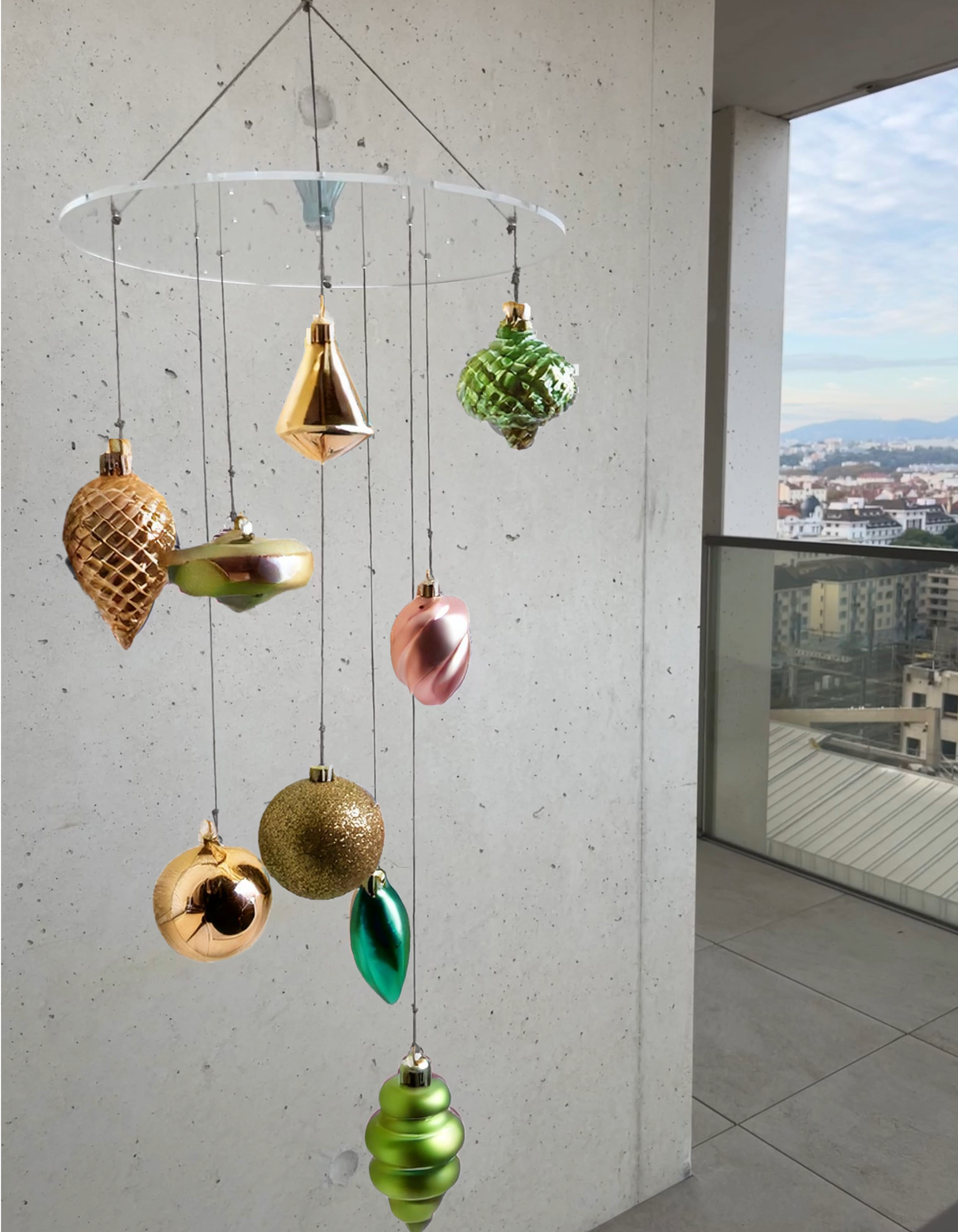 Boule 2024 de Noël Suspension Personnalisable - Meisenthal 2024