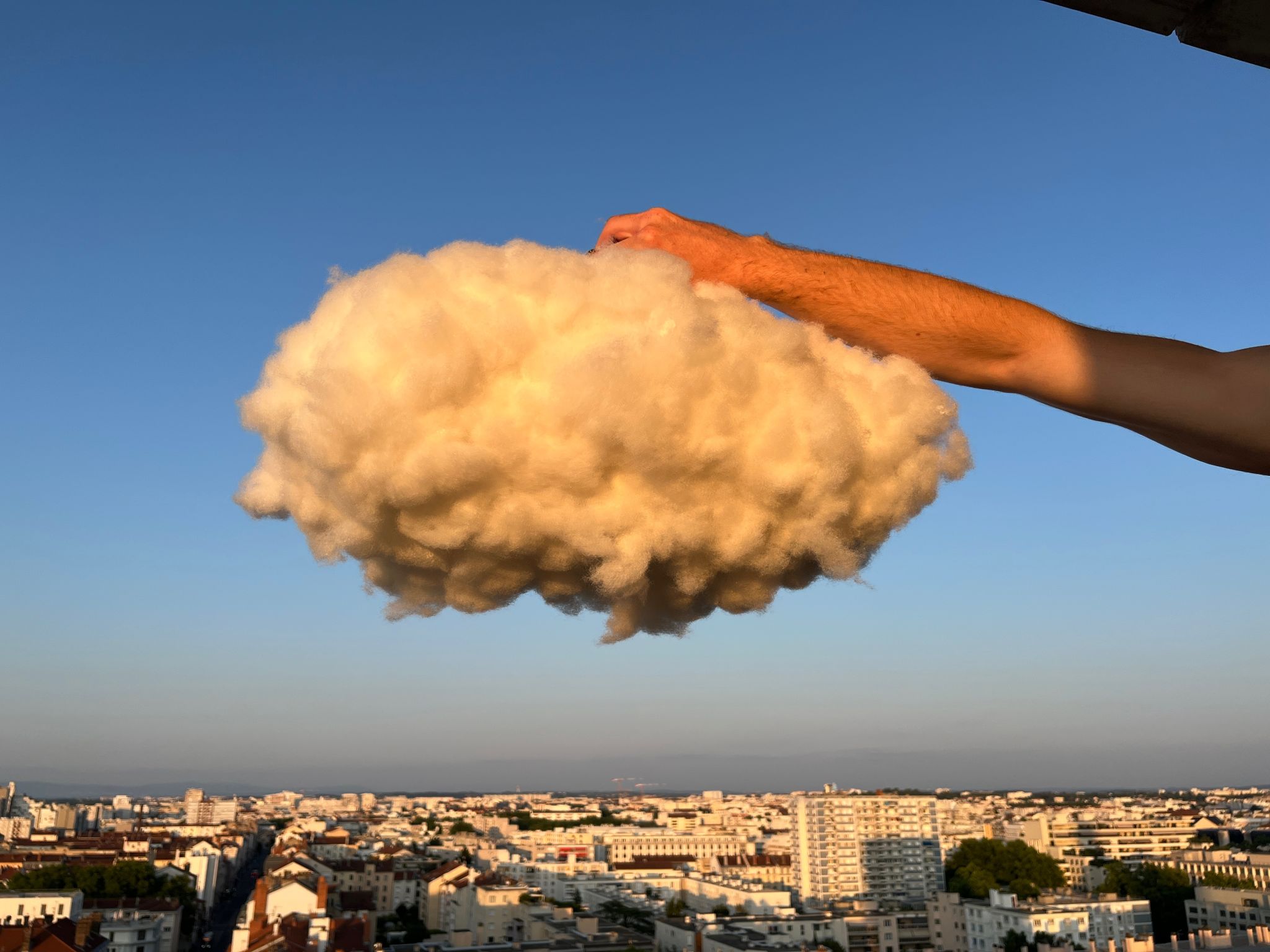 Fabriquer nuage en coton