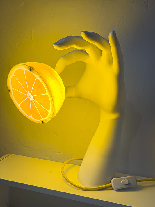Lampe design - Citron