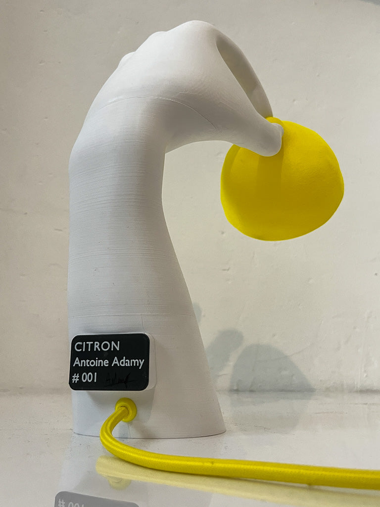 Lampe design - Citron