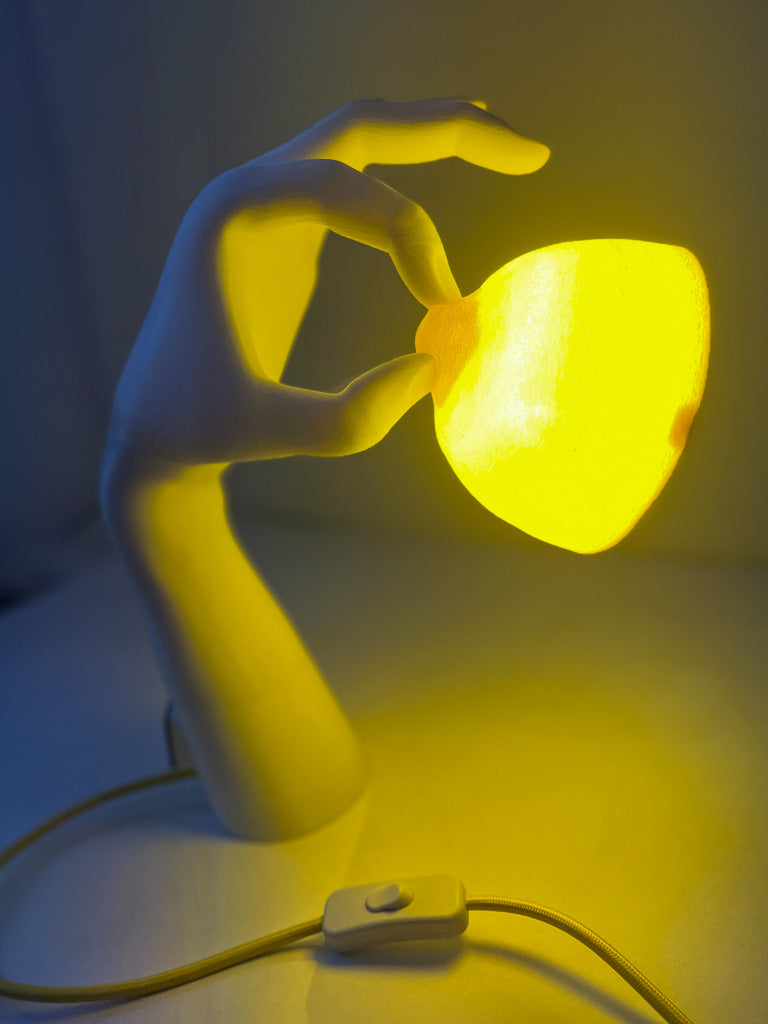 Lampe design - Citron