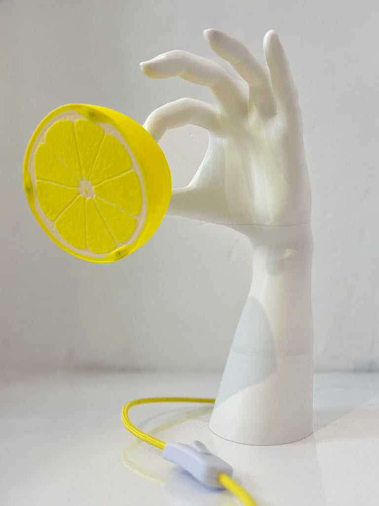 Lampe design - Citron