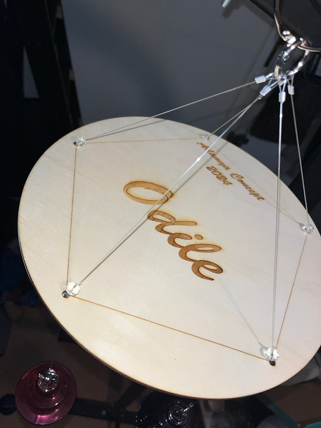 Boule 2024 de Noël Suspension Personnalisable - Meisenthal 2024