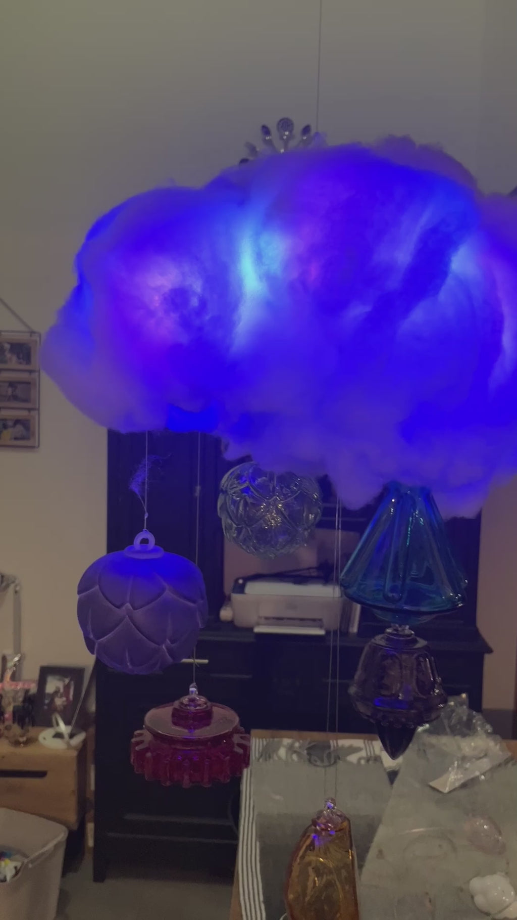 Nuage en coton suspension plafond